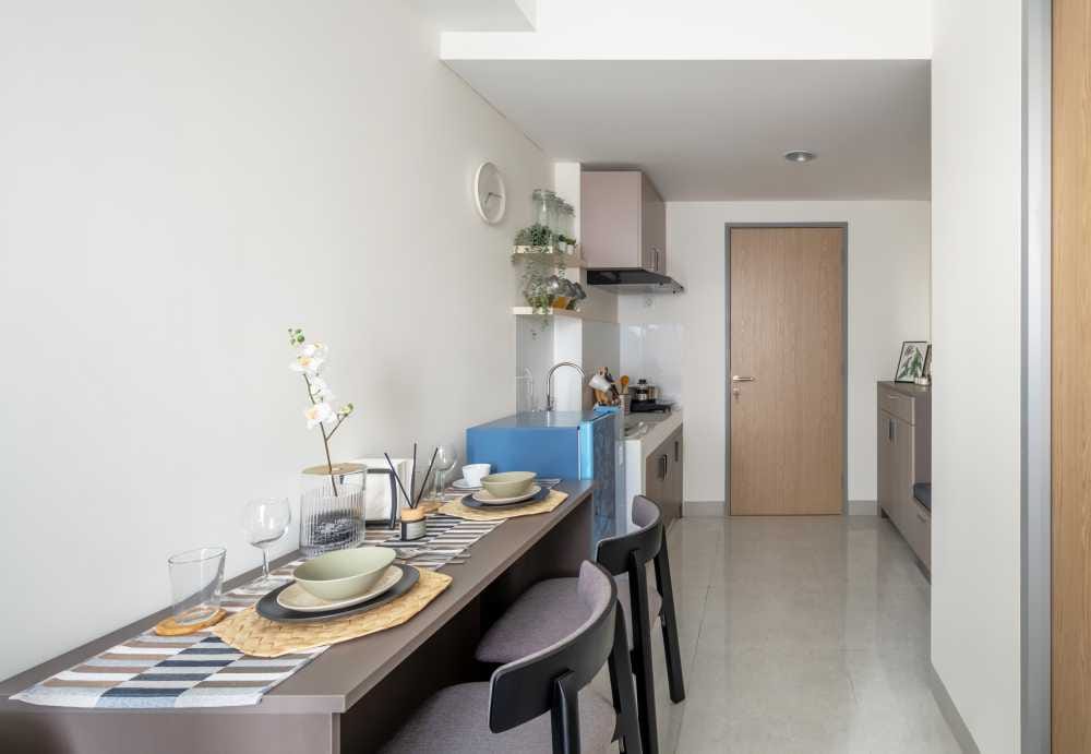 Denah Dapur & Living Area Akasa
